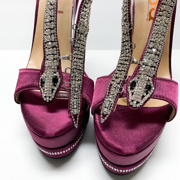 FSJ Slingback Peep Toe Stiletto High Heel Sandals - Picture 6 of 10